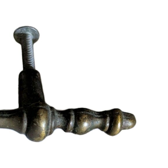 Amerock 150-1 Vintage Antique Brass Finish Cabinet Pull Handle 3" Drawer Door - Picture 2 of 5